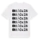 White t-shirt med Örbäcken ordlek t-shirt