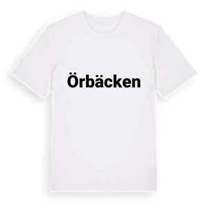 Örbäcken fetstil t-shirt – ekologisk bomull t-shirt från PinShirt