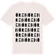 Vintage White t-shirt med Ören ordlek t-shirt