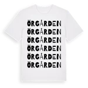 Örgården ordlek t-shirt – ekologisk bomull t-shirt från Pinshirt