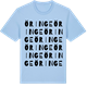 Blue Soul t-shirt med Öringe ordlek t-shirt