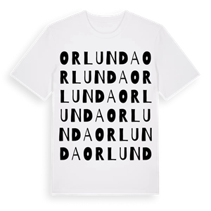 Orlunda ordlek t-shirt – ekologisk bomull t-shirt från Pinshirt
