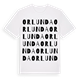 Orlunda ordlek t-shirt