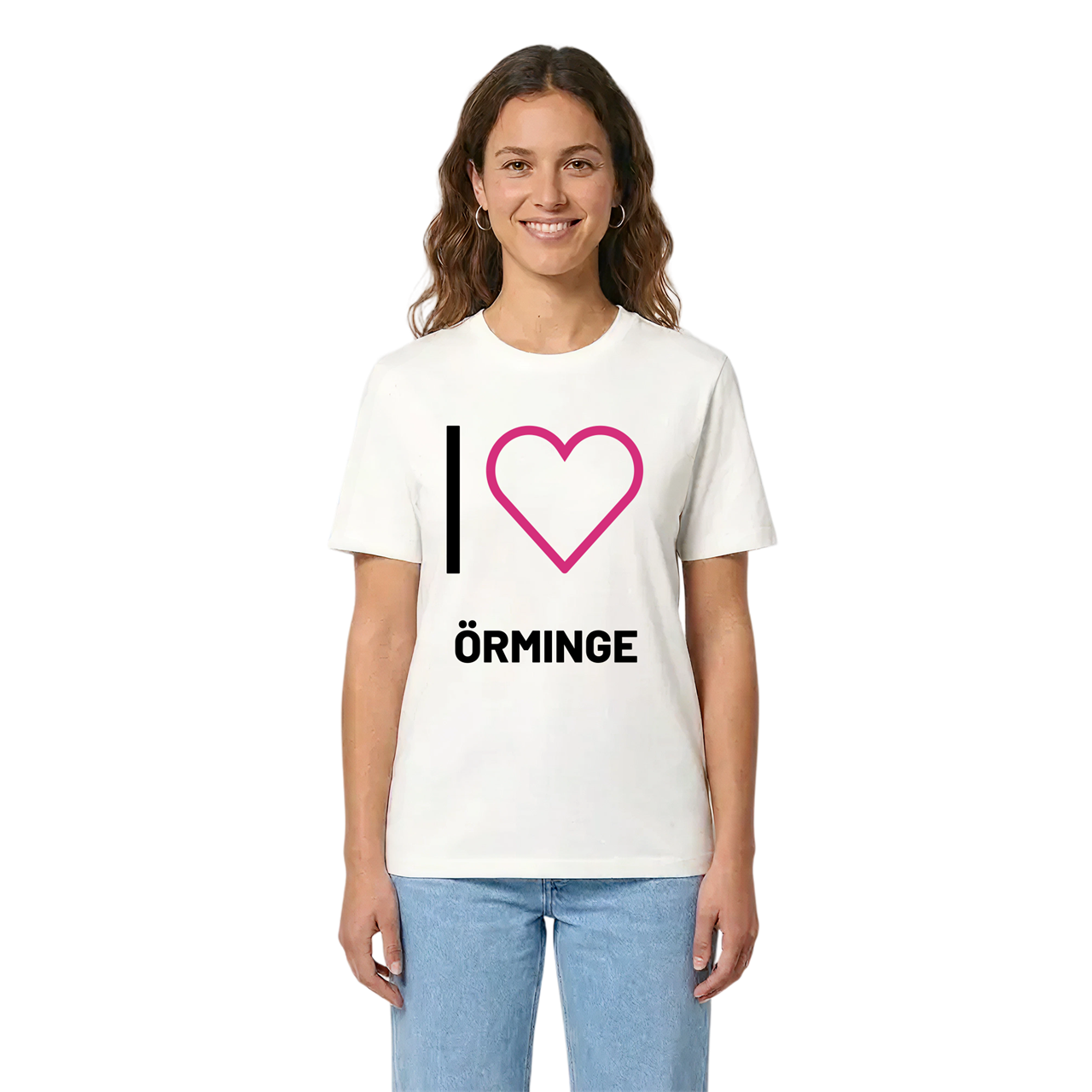 Jag älskar Örminge t-shirt stort tryck i miljö