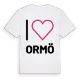 Jag älskar Ormö t-shirt stort tryck