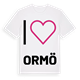 Jag älskar Ormö t-shirt stort tryck