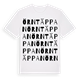 Örntäppan ordlek t-shirt