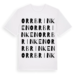 Orrbrinken ordlek t-shirt – ekologisk bomull t-shirt från Pinshirt