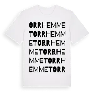 Orrhemmet ordlek t-shirt – ekologisk bomull t-shirt från Pinshirt