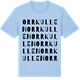 Blue Soul t-shirt med Orrkullen ordlek t-shirt