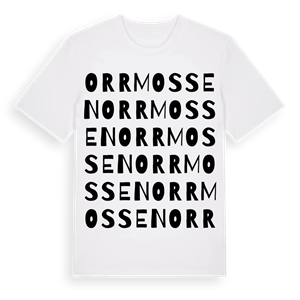 Orrmossen ordlek t-shirt – ekologisk bomull t-shirt från Pinshirt