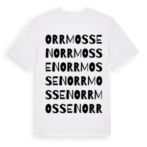 Orrmossen ordlek t-shirt – ekologisk bomull t-shirt från Pinshirt