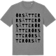 Mid Heather Gray t-shirt med Örsätter ordlek t-shirt