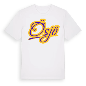 Ösjö baseball t-shirt – ekologisk bomull t-shirt från Pinshirt