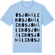 Blue Soul t-shirt med Ösjömålen ordlek t-shirt