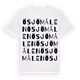 Ösjömålen ordlek t-shirt