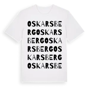 Oskarsberg ordlek t-shirt – ekologisk bomull t-shirt från Pinshirt