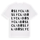 Öslyckan ordlek t-shirt