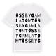 Össby gamla tomt ordlek t-shirt
