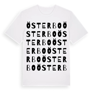 Österbo ordlek t-shirt – ekologisk bomull t-shirt från Pinshirt