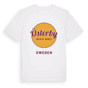 Österby cirkel t-shirt – ekologisk bomull t-shirt från Pinshirt