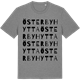 Mid Heather Gray t-shirt med Österbyhytta ordlek t-shirt