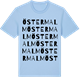 Blue Soul t-shirt med Östermalm ordlek t-shirt