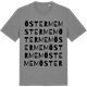 Mid Heather Gray t-shirt med Östermem ordlek t-shirt