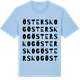 Blue Soul t-shirt med Österskog ordlek t-shirt