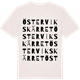 Vintage White t-shirt med Östervikskärret ordlek t-shirt