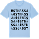 Blue Soul t-shirt med Östnässja ordlek t-shirt