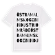 Östra Malmskogen industriområde ordlek t-shirt