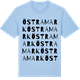 Blue Soul t-shirt med Östra Mark ordlek t-shirt