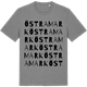 Mid Heather Gray t-shirt med Östra Mark ordlek t-shirt