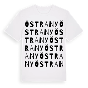 Östra Ny ordlek t-shirt – ekologisk bomull t-shirt från Pinshirt