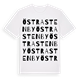 White t-shirt med Östra Stenby ordlek t-shirt