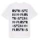 White t-shirt med Östra Stenby Hpl ordlek t-shirt