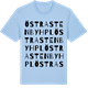 Blue Soul t-shirt med Östra Stenby hpl ordlek t-shirt