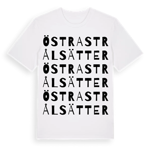 Östra Strålsätter ordlek t-shirt – ekologisk bomull t-shirt från Pinshirt