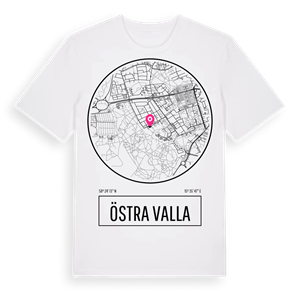 Östra Valla t-shirt – ekologisk bomull t-shirt från Pinshirt