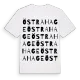 Östrahage ordlek t-shirt