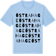 Blue Soul t-shirt med Östrahage ordlek t-shirt