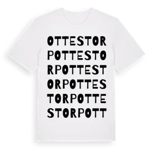 Ottestorp ordlek t-shirt – ekologisk bomull t-shirt från Pinshirt