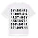 Ovangärstad ordlek t-shirt