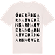 Vintage White t-shirt med Överängarna ordlek t-shirt