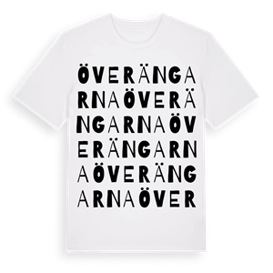Överängarna ordlek t-shirt – ekologisk bomull t-shirt från Pinshirt