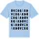 Blue Soul t-shirt med Övergård ordlek t-shirt