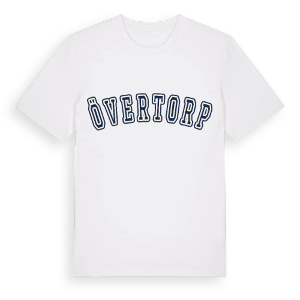 Övertorp college t-shirt – ekologisk bomull t-shirt från Pinshirt