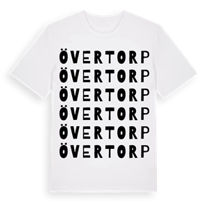 Övertorp ordlek t-shirt – ekologisk bomull t-shirt från Pinshirt