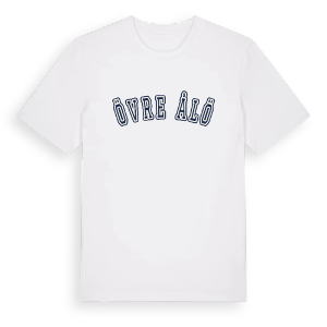 Övre Ålö college t-shirt – ekologisk bomull t-shirt från PinShirt